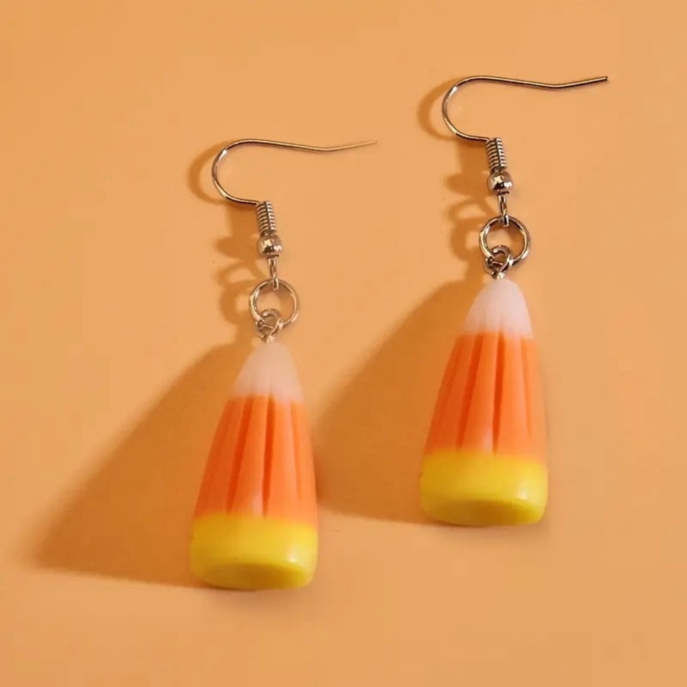 Halloween Candy Corn Earrings